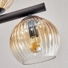 Gastor Lampa sufitowa, Kula świetlna W kolorze bursztynu, Przezroczysty, Przydymiony, 10-punktowe