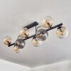Gastor Lampa sufitowa, Kula świetlna W kolorze bursztynu, Przezroczysty, Przydymiony, 10-punktowe
