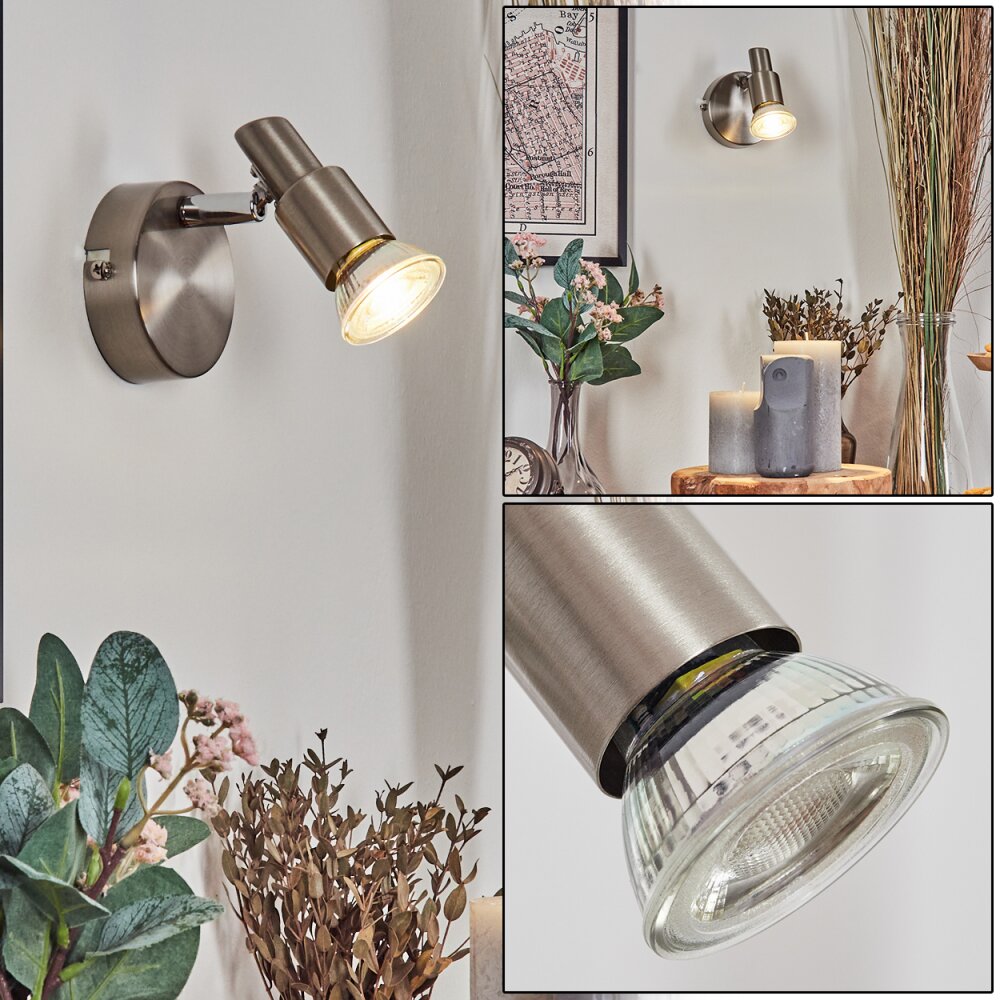 Gropptorp Lampa ścienna, Spot ścienny Nikiel matowy, 1-punktowy main product photo
