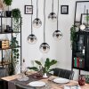 Gastor Lampa wisząca, Kula świetlna, Lampa wisząca Przezroczysty, Przydymiony, 5-punktowe