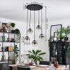 Gastor Lampa wisząca, Kula świetlna, Lampa wisząca Przezroczysty, Przydymiony, 5-punktowe