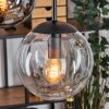 Gastor lampa wisząca, kula świetlna, lampa wisząca bursztynowy, przezroczysty, przydymiony, 5-punktowe