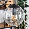 Gastor lampa wisząca, kula świetlna, lampa wisząca bursztynowy, przezroczysty, przydymiony, 5-punktowe