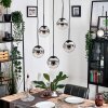 Gastor Lampa wisząca, Kula świetlna, Lampa wisząca Chrom, Przezroczysty, Przydymiony, 5-punktowe