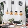 Gastor lampa wisząca, kula świetlna, lampa wisząca bursztynowy, 4-punktowe