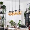 Gastor lampa wisząca, kula świetlna, lampa wisząca bursztynowy, 4-punktowe