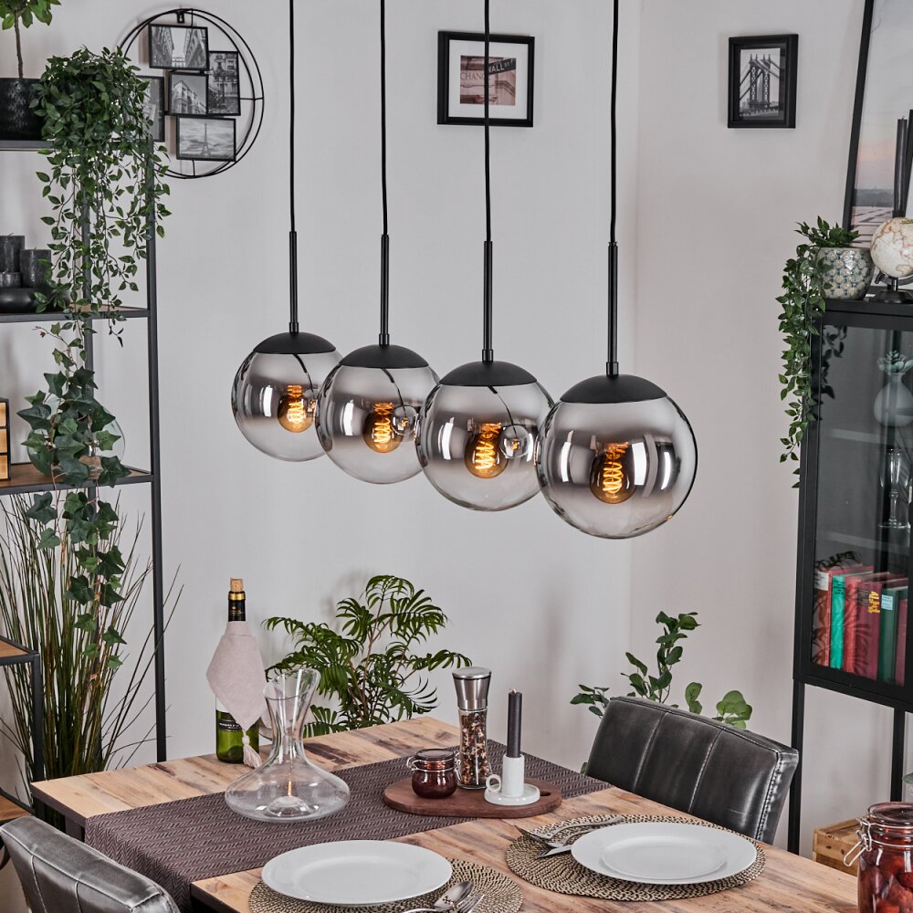 Gastor Lampa wisząca, Kula świetlna, Lampa wisząca Chrom, Przydymiony, 4-punktowe main product photo