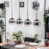 Gastor Lampa wisząca, Kula świetlna, Lampa wisząca Chrom, Przydymiony, 4-punktowe Gastor Lampa wisząca, Kula świetlna, Lampa wisząca Chrom, Przydymiony, 4-punktowe