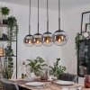 Gastor Lampa wisząca, Kula świetlna, Lampa wisząca Chrom, Przydymiony, 4-punktowe Gastor Lampa wisząca, Kula świetlna, Lampa wisząca Chrom, Przydymiony, 4-punktowe