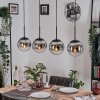 Gastor Lampa wisząca, Kula świetlna, Lampa wisząca Chrom, Przydymiony, 4-punktowe Gastor Lampa wisząca, Kula świetlna, Lampa wisząca Chrom, Przydymiony, 4-punktowe