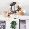 Chehalis lampa sufitowa, kula świetlna bursztynowy, przezroczysty, 8-punktowe