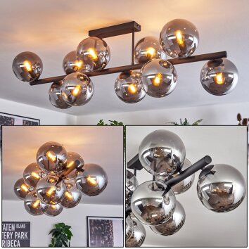 Gastor Lampa sufitowa, Kula świetlna Przydymiony, 10-punktowe