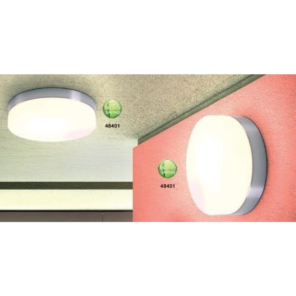 Globo OPAL lampa sufitowa Stal nierdzewna, Nikiel matowy, Biały, 1-punktowy main product photo