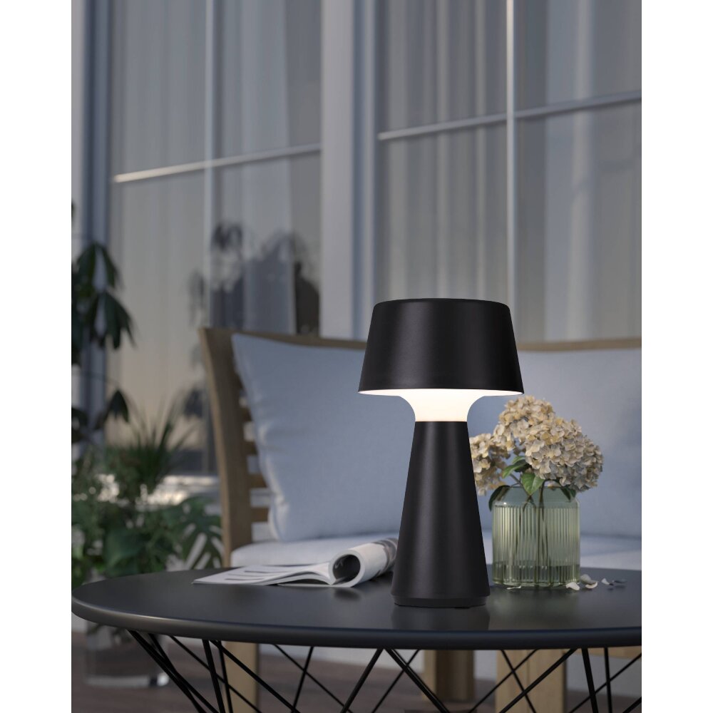 Oświetlenie Eglo HUESA Lampa stołowa LED Czarny, 1-punktowy main product photo