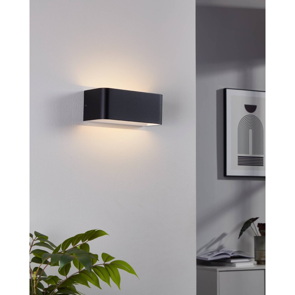 Oświetlenie Eglo Eglo Lampa ścienna LED Czarny, Biały, 1-punktowy main product photo