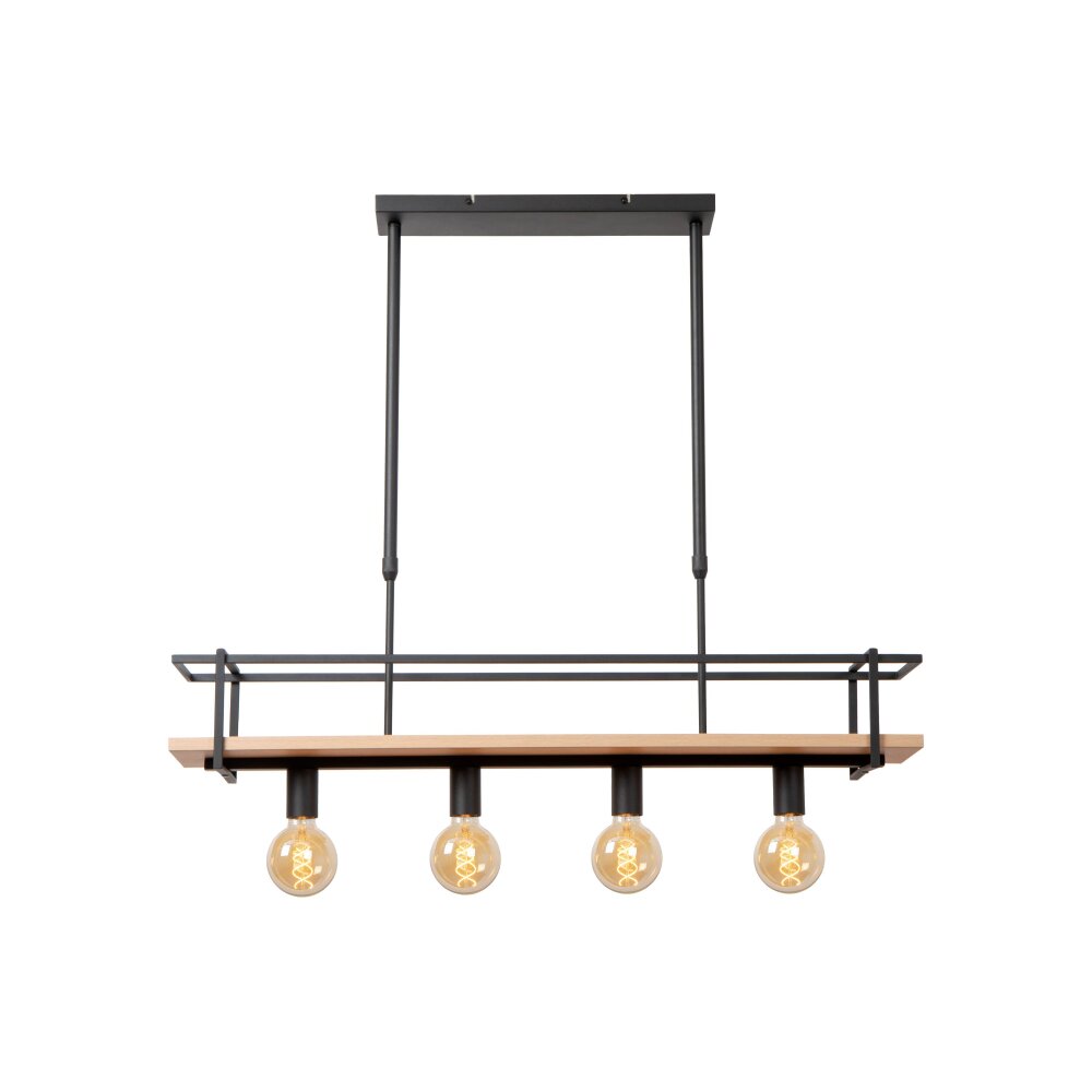 Oświetlenie Lucide MILONGA Lampa wisząca Czarny, 4-punktowe main product photo