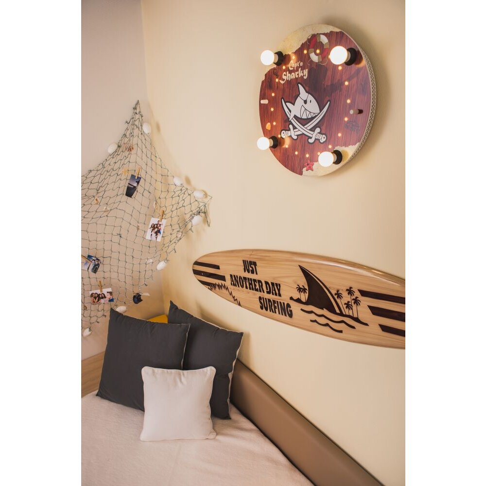 Elobra HOLZINSCHRIFT Lampa Sufitowa Brązowy, 4-punktowe main product photo