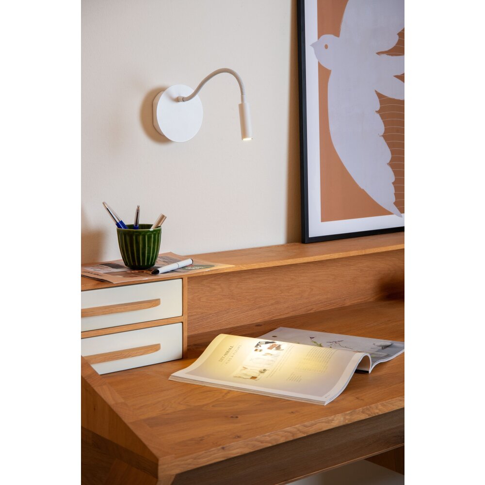 Oświetlenie Lucide JOLIJN Lampa ścienna LED Biały, 1-punktowy main product photo