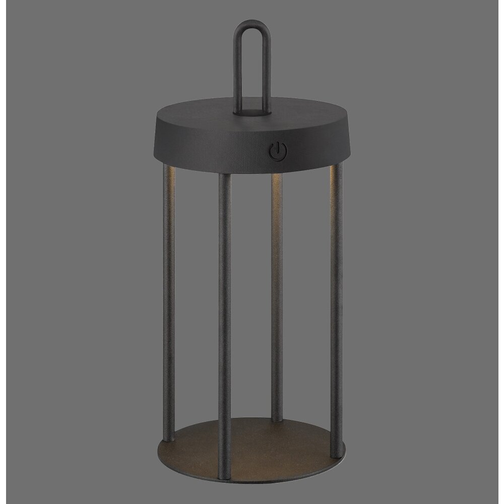 Oświetlenie Leuchten Direkt ANSELM Lampa stołowa LED Czarny, 1-punktowy main product photo
