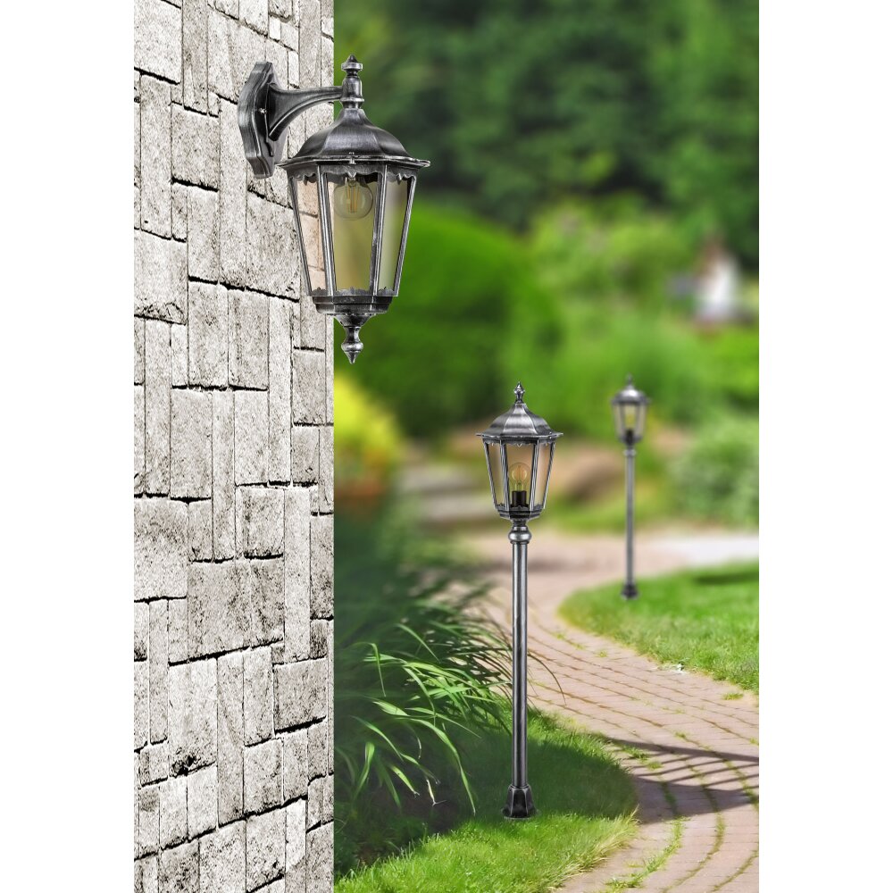Oświetlenie LCD Arrach Lampa ścienna Czarny, Srebrny, 1-punktowy main product photo