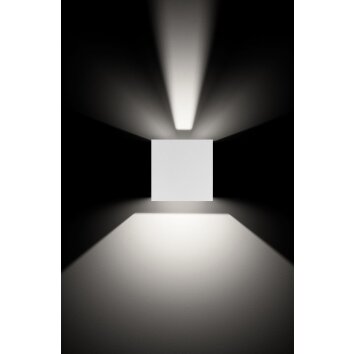 Oświetlenie LCD Fischeck lampa up & down, kinkiet LED biały, 2-punktowe