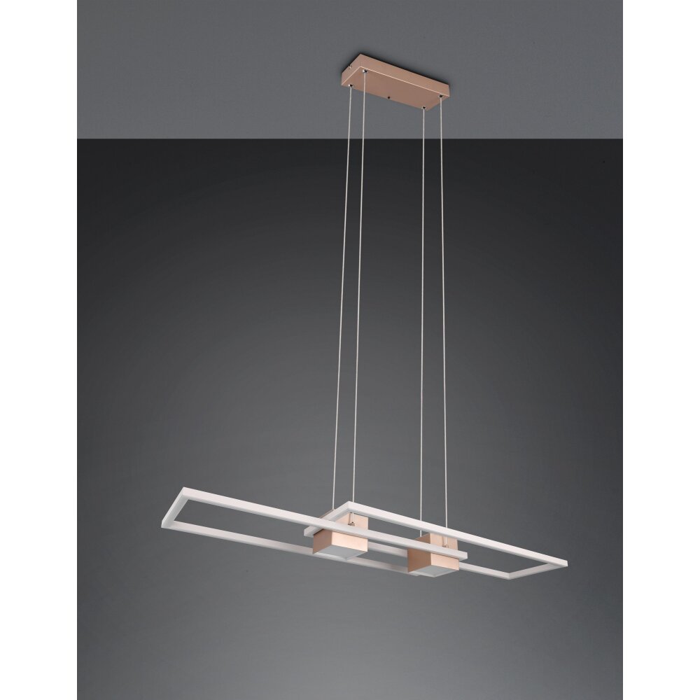 Oświetlenie Trio ALBANY Lampa wisząca LED Brązowy, 1-punktowy, Zdalne sterowanie main product photo