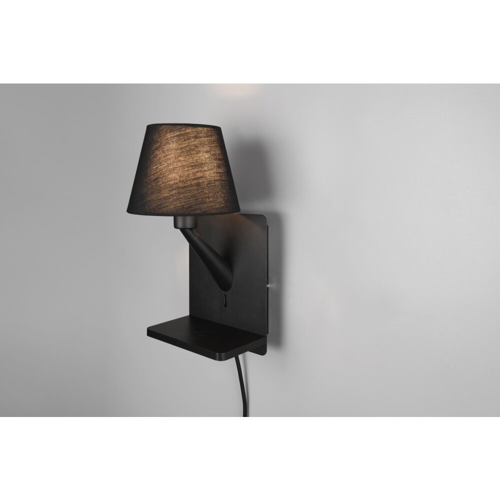 Oświetlenie Trio Comfort Lampa ścienna Czarny, 1-punktowy main product photo