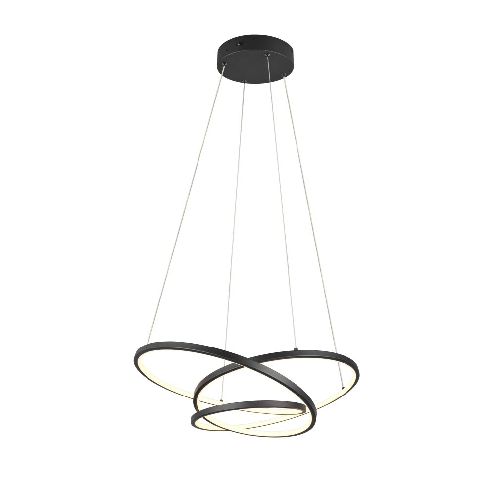 Oświetlenie Trio Darvin Lampa wisząca LED Czarny, 1-punktowy main product photo