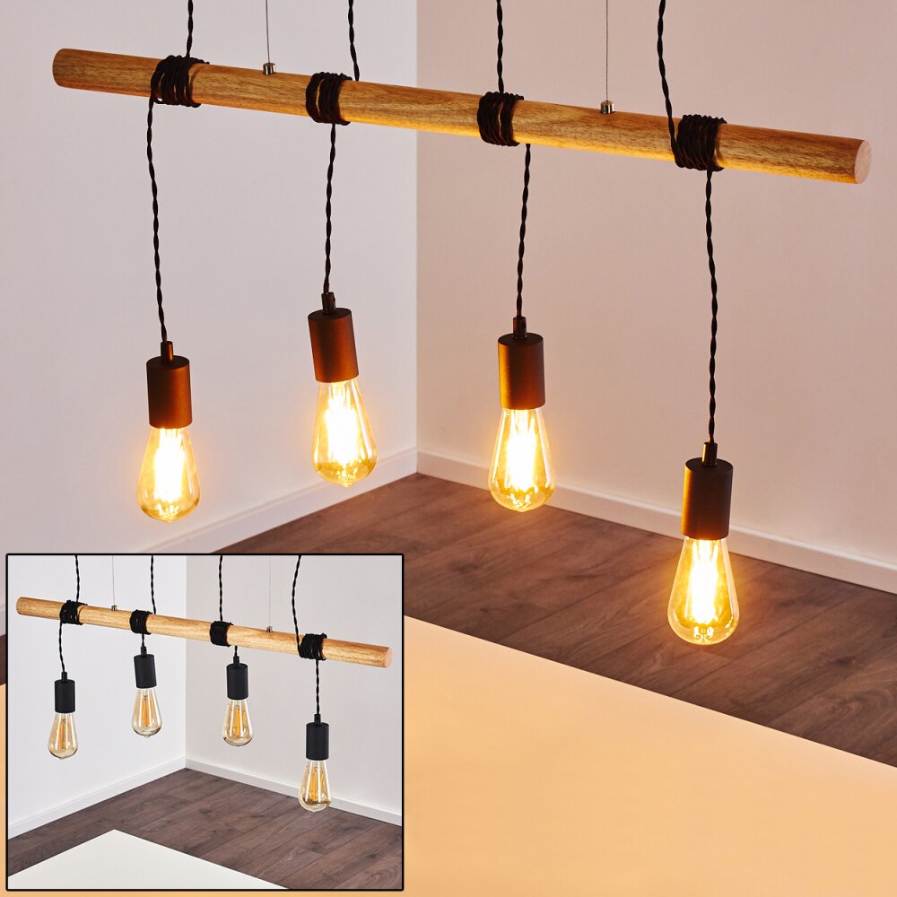Lampa Wisząca Oostkapelle Czarny, 4-punktowe main product photo