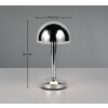Oświetlenie Reality Mendorez Lampa stołowa LED Chrom, 1-punktowy