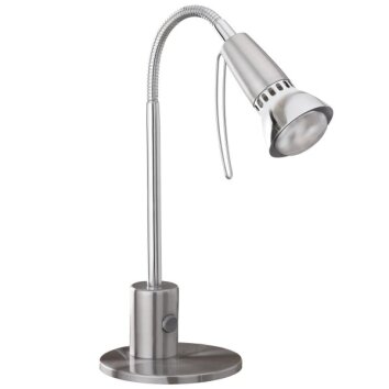 Eglo FOX 1 Lampa stołowa nikiel matowy