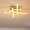 Kelowna Lampa sufitowa LED nikiel matowy, 1-punktowy