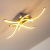 Kelowna Lampa sufitowa LED nikiel matowy, 1-punktowy