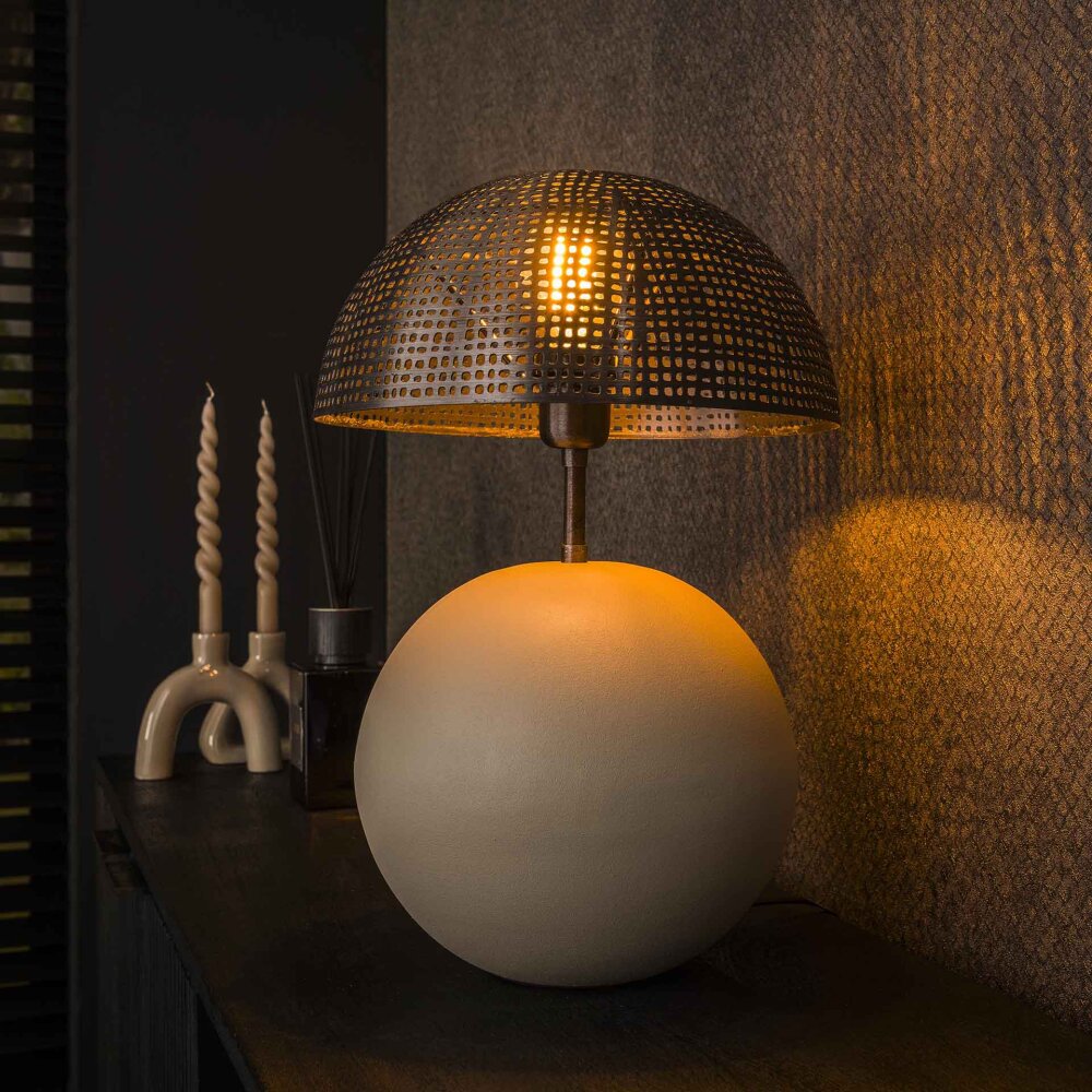 Lilleballe Lampa stołowa Szary, Kolory piaskowe, 1-punktowy main product photo