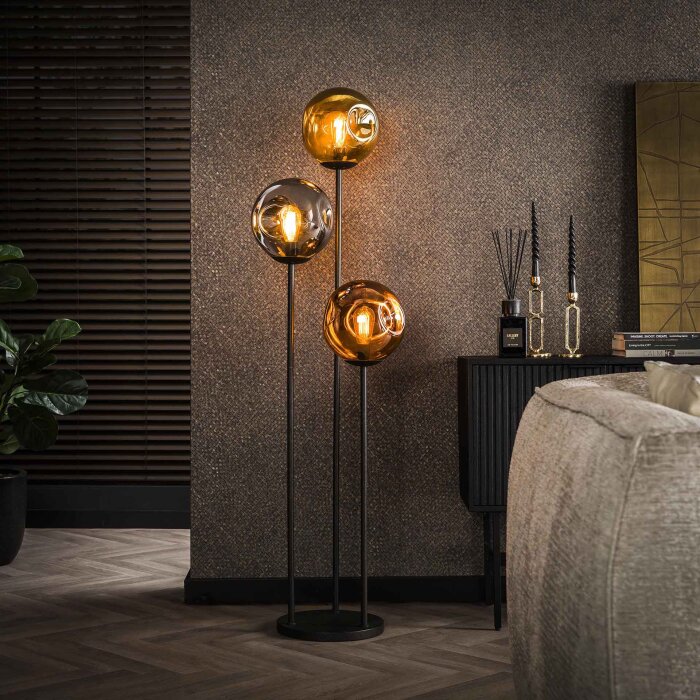 Stellar Lampa stojąca Antracytowy, 3-punktowe Stellar Lampa stojąca Antracytowy, 3-punktowe