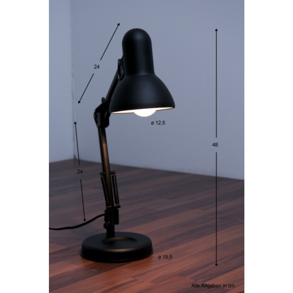 Globo Famous Lampa biurkowa Czarny, 1-punktowy main product photo