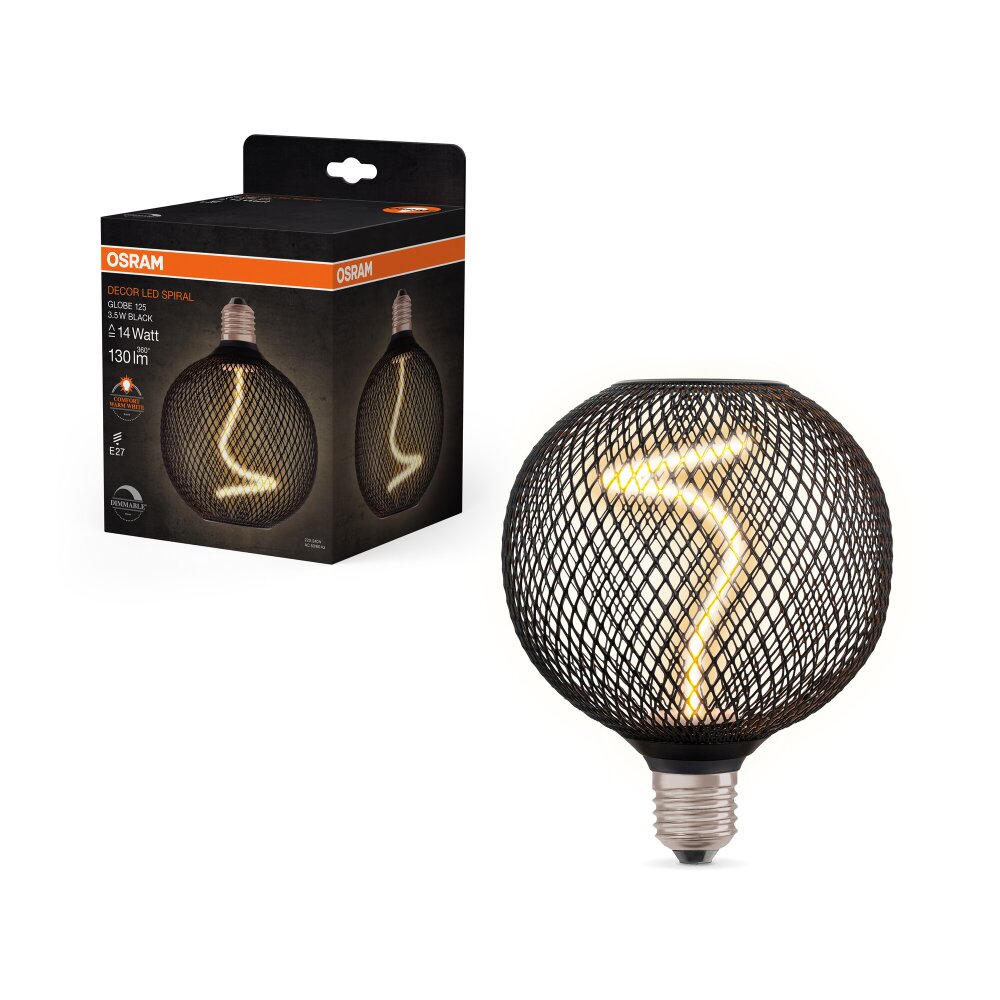 Oświetlenie Osram E27 3.5 Watt ciepły biały przyciemnione 130 Lumen main product photo