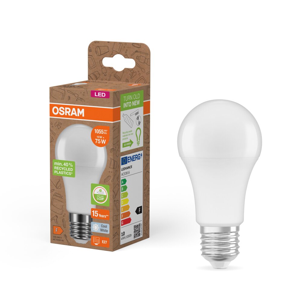 Oświetlenie Osram E27 10 Watt neutralny biały 1055 Lumen main product photo