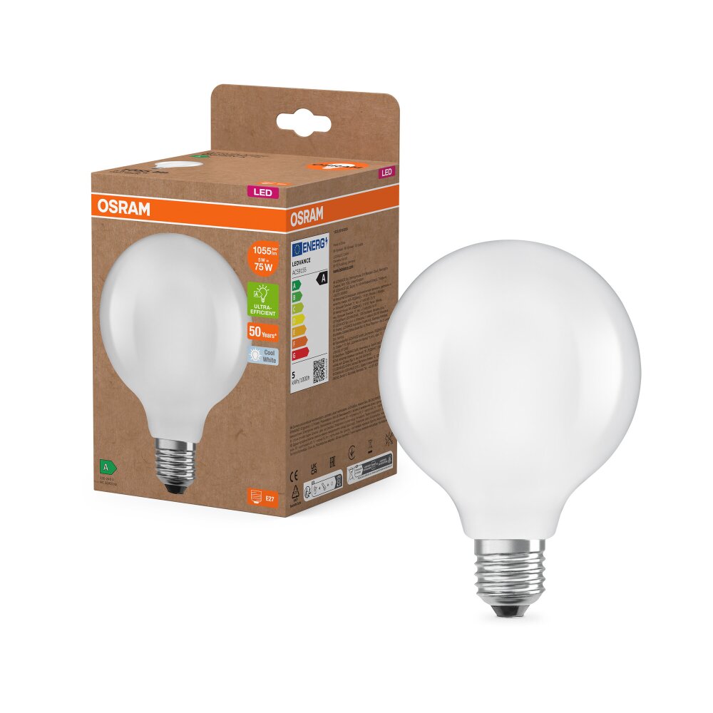 Oświetlenie Osram E27 5 Watt neutralny biały 1055 Lumen main product photo