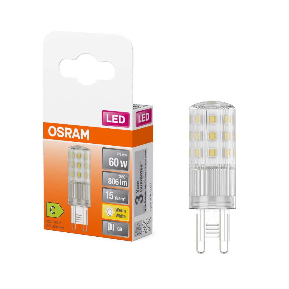 Oświetlenie Osram G9 4.9 Watt ciepły biały 806 Lumen main product photo