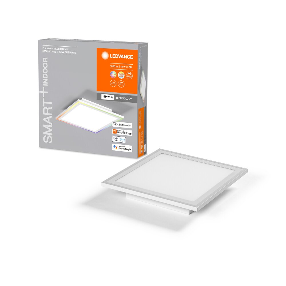 Oświetlenie Ledvance Plus Oświetlenie ścienne i sufitowe LED Biały, 1-punktowy, Zmieniacz kolorów main product photo