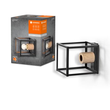 Oświetlenie Ledvance DECOR lampa ścienno-sufitowa czarny, 1-punktowy