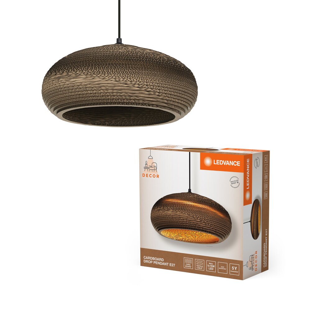 Oświetlenie Ledvance DECOR Oświetlenie ścienne i sufitowe Brązowy, 1-punktowy main product photo