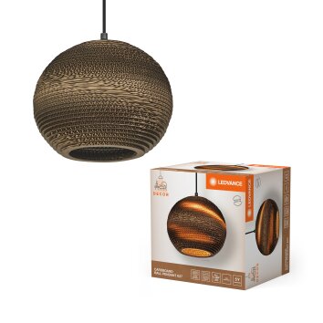 Oświetlenie Ledvance DECOR lampa ścienno-sufitowa brązowy, 1-punktowy