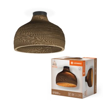 Oświetlenie Ledvance DECOR lampa ścienno-sufitowa brązowy, 1-punktowy