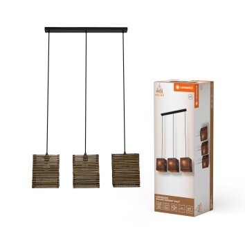 Oświetlenie Ledvance DECOR lampa ścienno-sufitowa brązowy, 3-punktowe