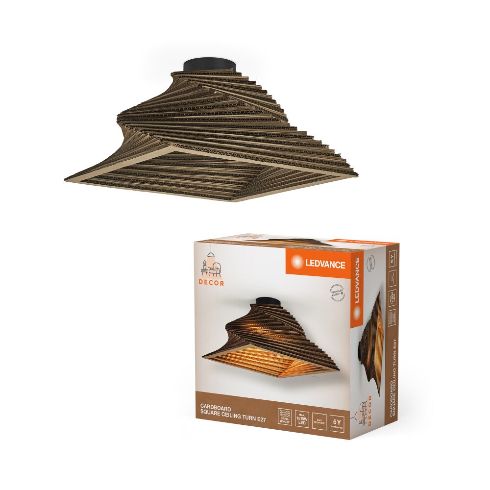 Oświetlenie Ledvance DECOR Oświetlenie ścienne i sufitowe Brązowy, 1-punktowy main product photo