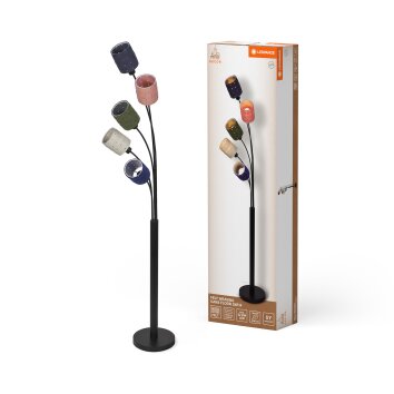 Oświetlenie Ledvance DECOR lampa ścienno-sufitowa czarny, 5-punktowe