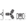 Oświetlenie Ledvance HIGHBAY lampa ścienno-sufitowa czarny, 3-punktowe