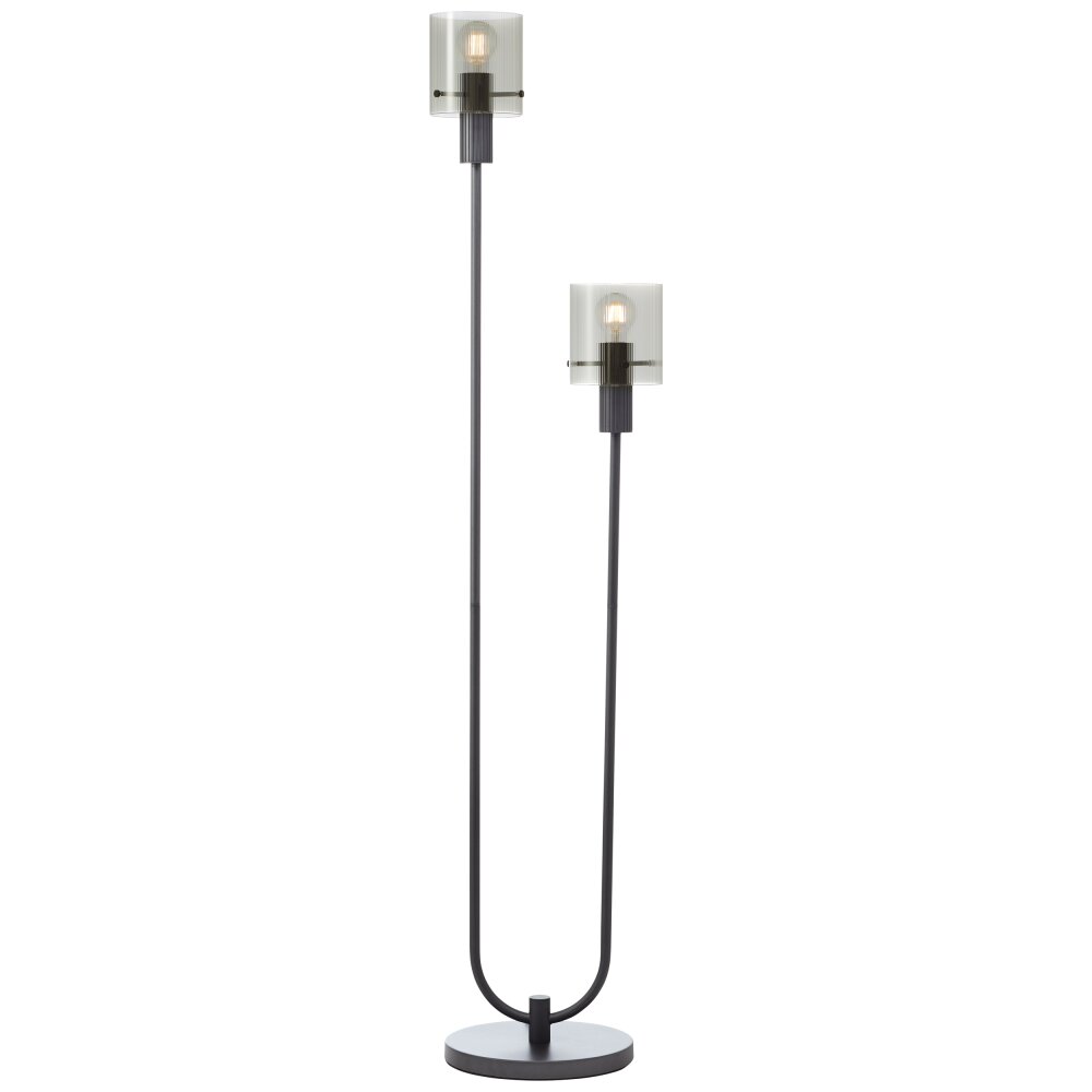 Oświetlenie Brilliant Riffelini Lampa stojąca Czarny, 2-punktowe main product photo